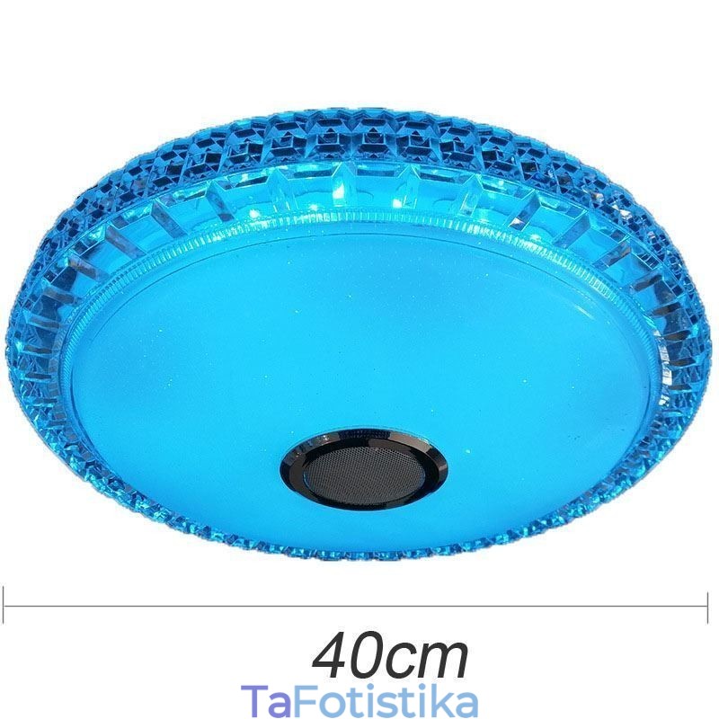 Φωτιστικό οροφής Flush Mount Remote APP Control Light Bluetooth Music Speaker