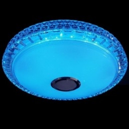 Φωτιστικό οροφής Flush Mount Remote APP Control Light Bluetooth Music Speaker
