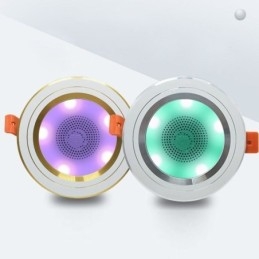 Φωτιστικό ηχείου μουσικής Bluetooth Downlight Έξυπνο φωτιστικό οροφής για κινητό τηλέφωνο