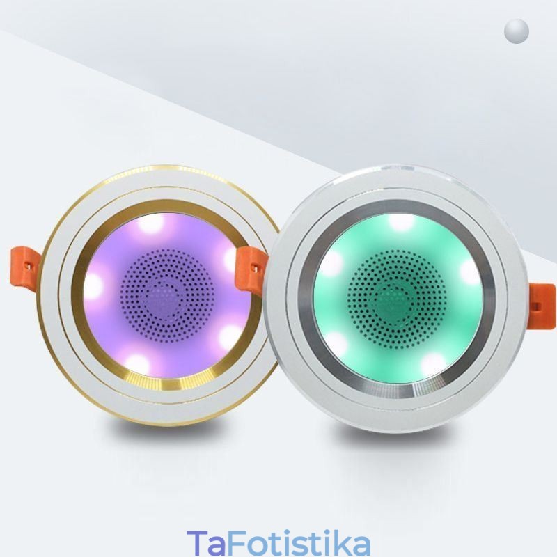 Φωτιστικό ηχείου μουσικής Bluetooth Downlight Έξυπνο φωτιστικό οροφής για κινητό τηλέφωνο