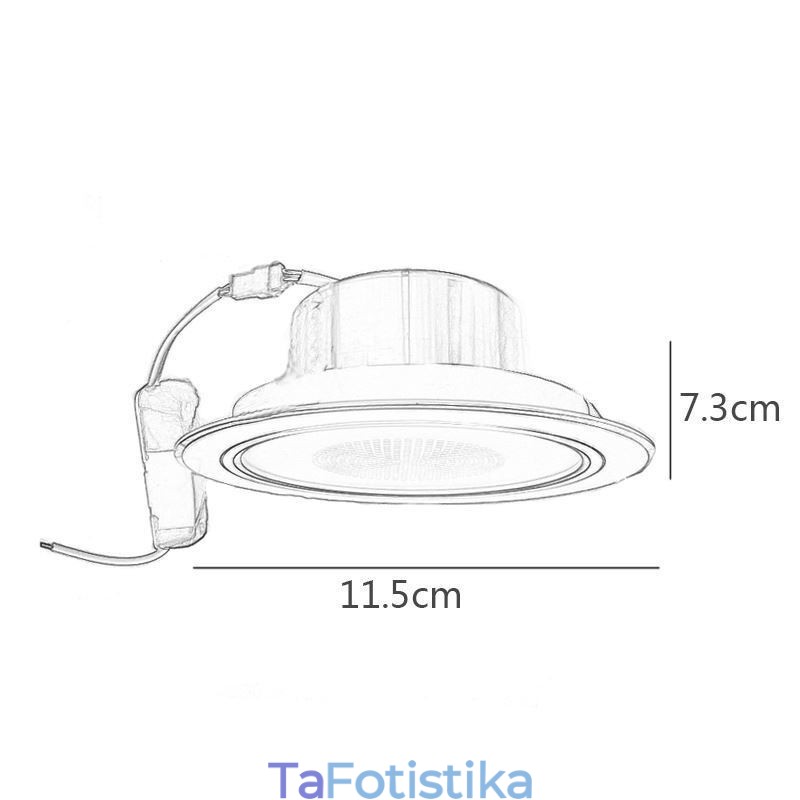 Φωτιστικό ηχείου μουσικής Bluetooth Downlight Έξυπνο φωτιστικό οροφής για κινητό τηλέφωνο