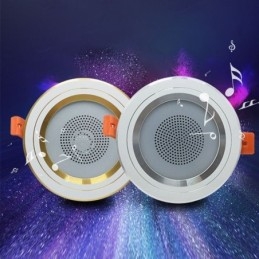 Φωτιστικό ηχείου μουσικής Bluetooth Downlight Έξυπνο φωτιστικό οροφής για κινητό τηλέφωνο