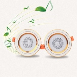 Φωτιστικό ηχείου μουσικής Bluetooth Downlight Έξυπνο φωτιστικό οροφής για κινητό τηλέφωνο