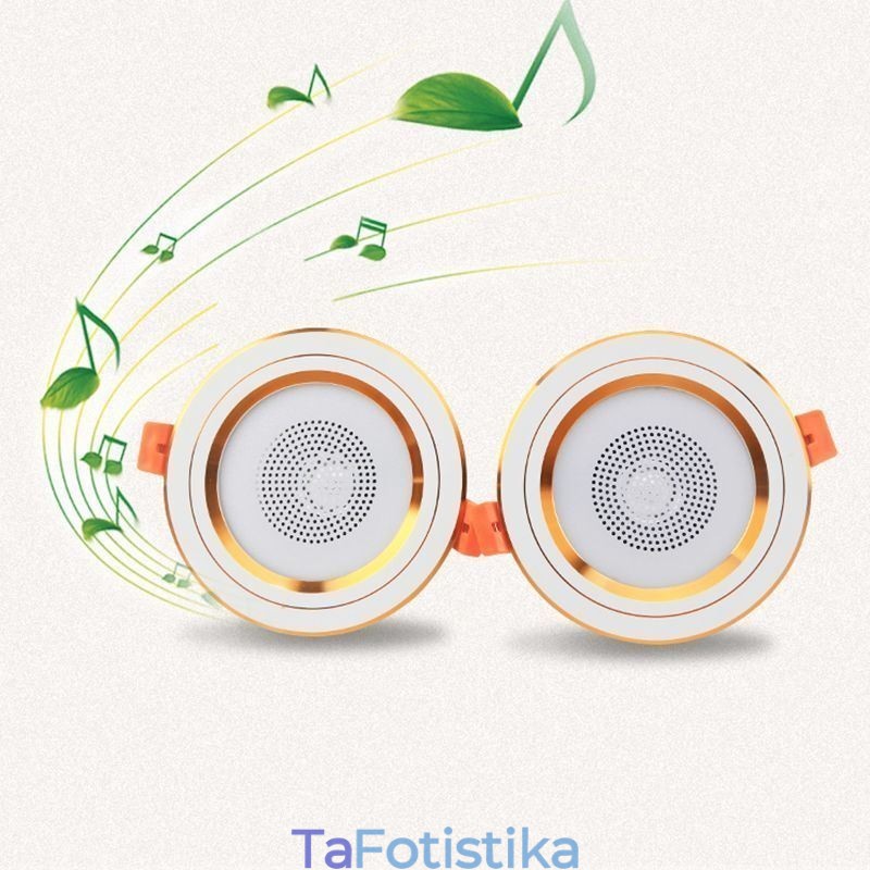Φωτιστικό ηχείου μουσικής Bluetooth Downlight Έξυπνο φωτιστικό οροφής για κινητό τηλέφωνο