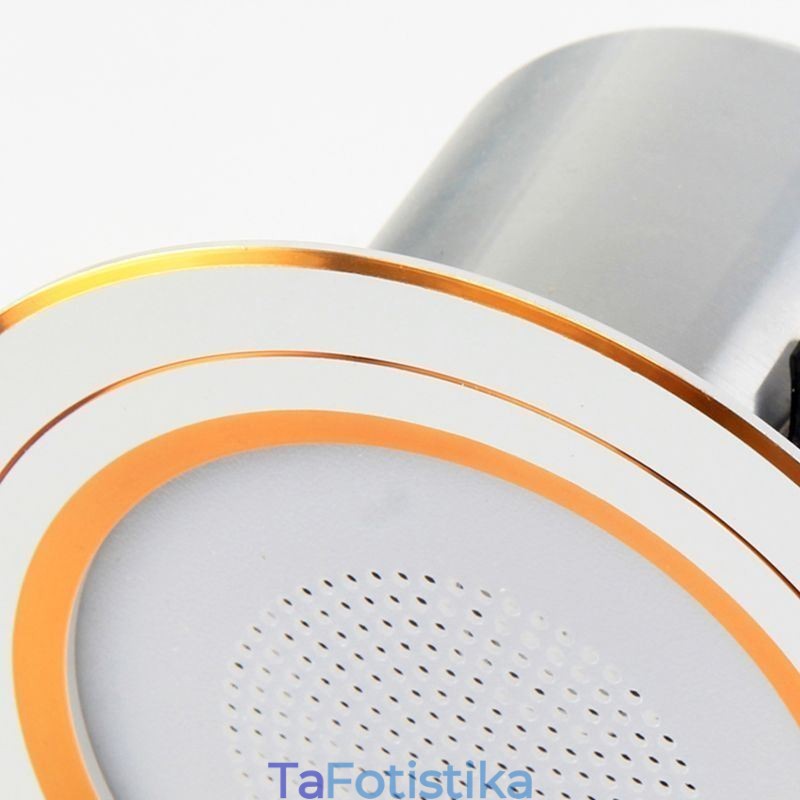 Φωτιστικό ηχείου μουσικής Bluetooth Downlight Έξυπνο φωτιστικό οροφής για κινητό τηλέφωνο
