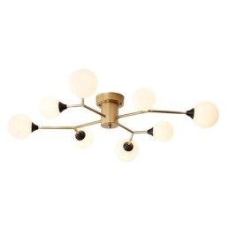 Φωτιστικό οροφής Magic Bean Flush με Glass Ball Flush Mount