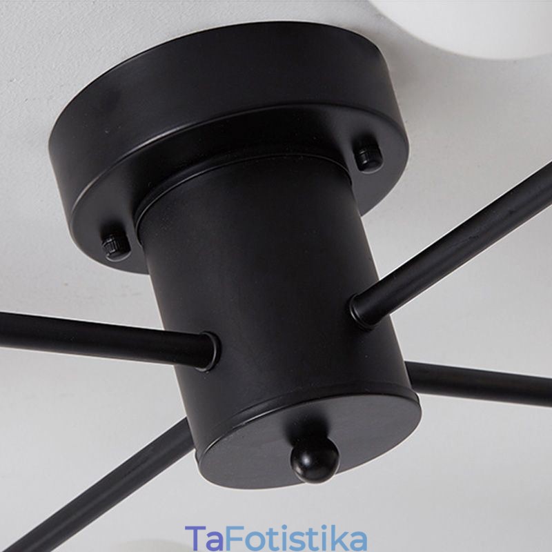 Φωτιστικό οροφής Magic Bean Flush με Glass Ball Flush Mount