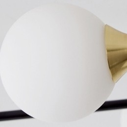 Φωτιστικό οροφής Magic Bean Flush με Glass Ball Flush Mount