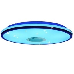 Χρωματιστό φωτιστικό οροφής Flush Mount με λειτουργία χρονισμού ηχείου μουσικής Bluetooth
