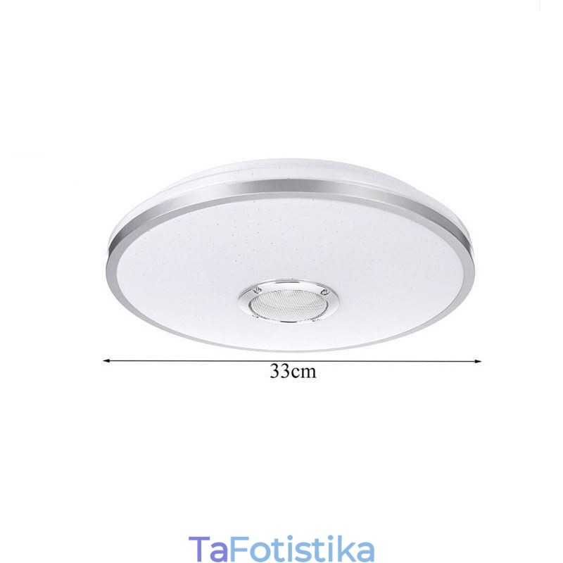 Χρωματιστό φωτιστικό οροφής Flush Mount με λειτουργία χρονισμού ηχείου μουσικής Bluetooth