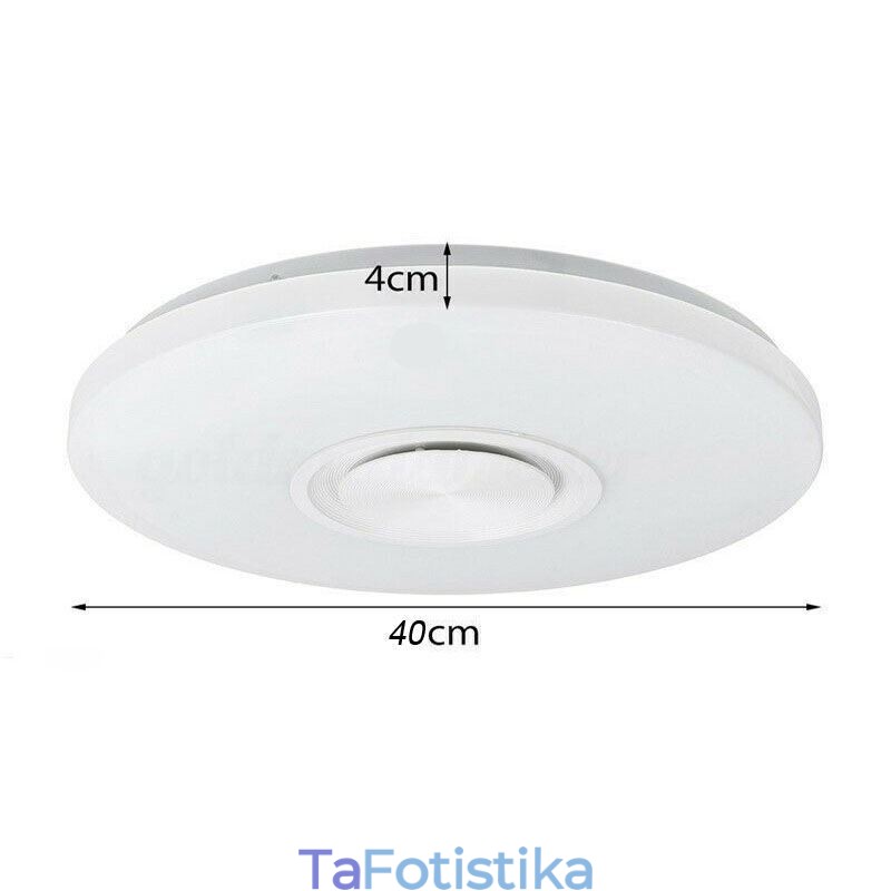 Διακοσμητική λάμπα Flush Mount Λάμπα ηχείων Bluetooth Music Remote Control APP