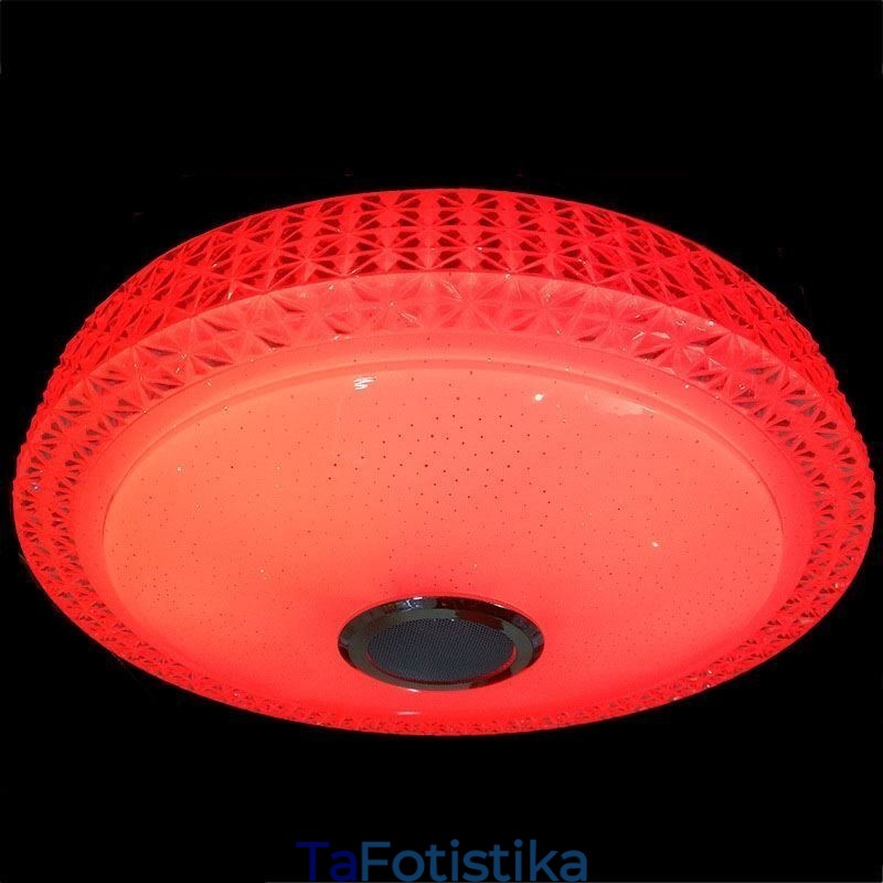 Διακοσμητικό φωτιστικό οροφής Remote APP Control Bluetooth Music Speaker Flush Mount