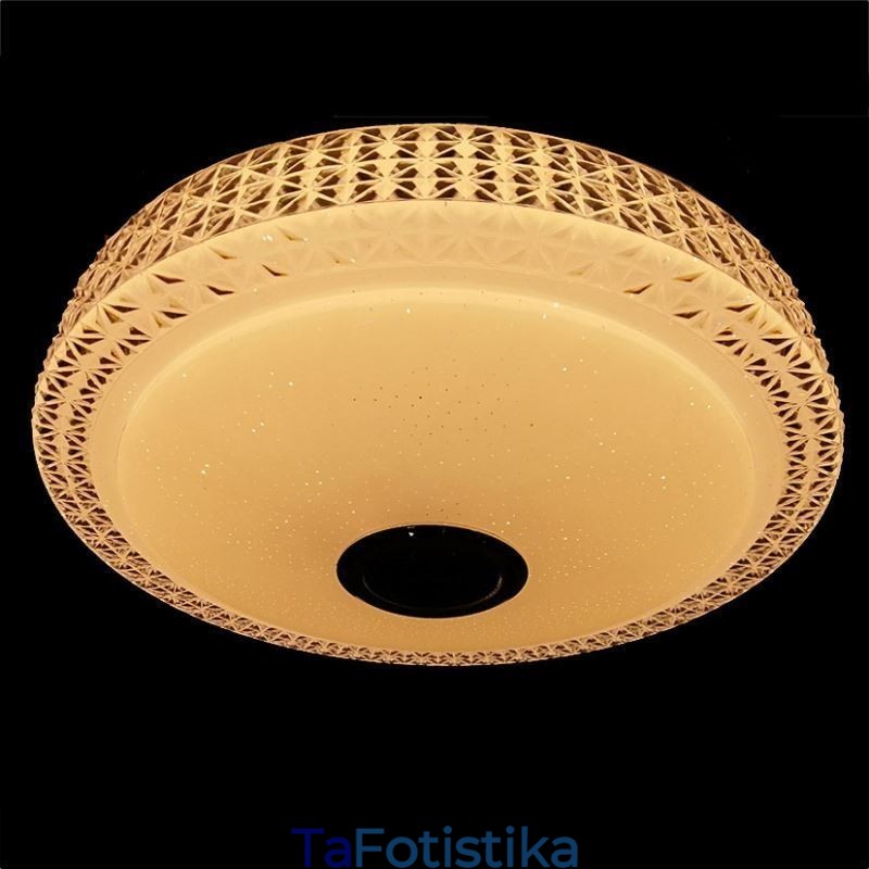 Διακοσμητικό φωτιστικό οροφής Remote APP Control Bluetooth Music Speaker Flush Mount