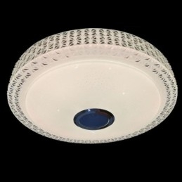Διακοσμητικό φωτιστικό οροφής Remote APP Control Bluetooth Music Speaker Flush Mount