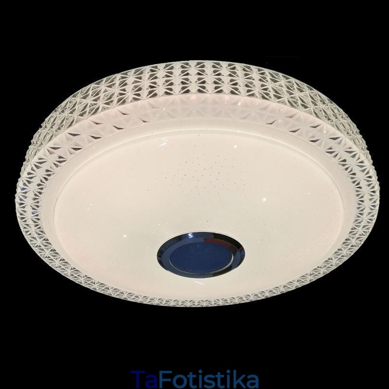 Διακοσμητικό φωτιστικό οροφής Remote APP Control Bluetooth Music Speaker Flush Mount