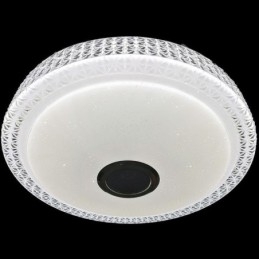 Διακοσμητικό φωτιστικό οροφής Remote APP Control Bluetooth Music Speaker Flush Mount