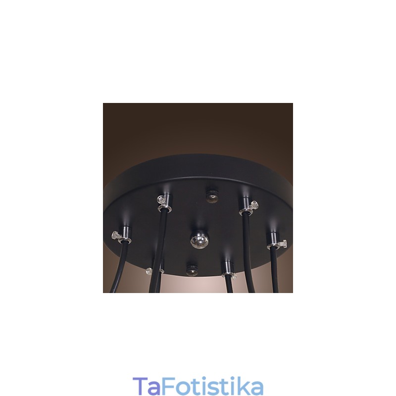 Παραδοσιακός κλασικός vintage μίνι πολυέλαιος ζωγραφικής