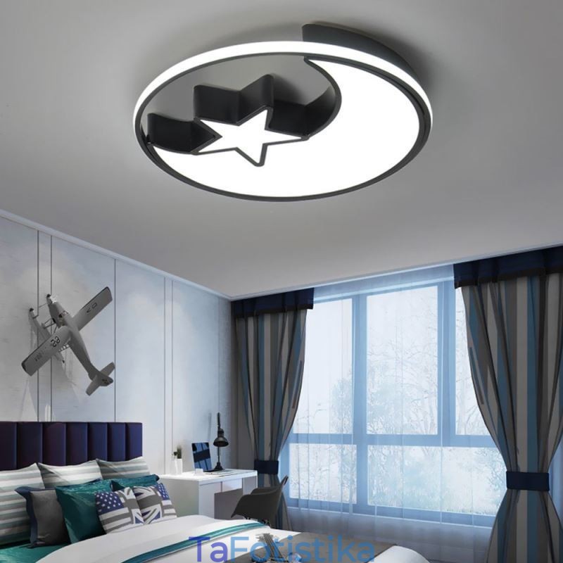Φωτιστικό οροφής Moon & Star Flush Mount