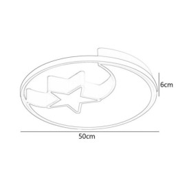 Φωτιστικό οροφής Moon & Star Flush Mount