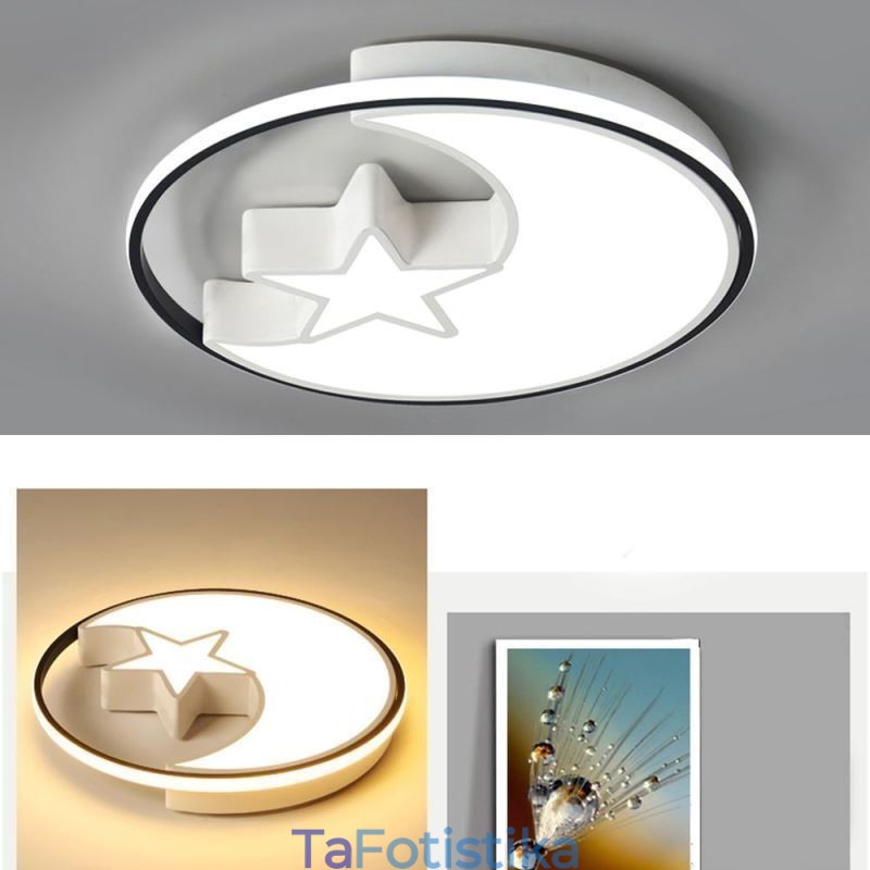 Φωτιστικό οροφής Moon & Star Flush Mount