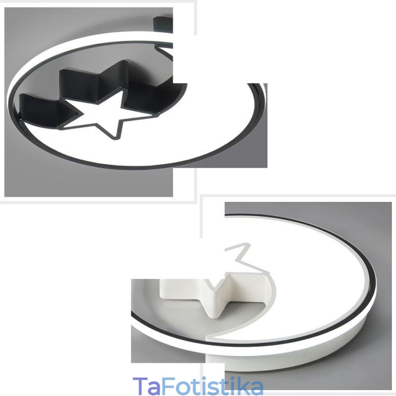 Φωτιστικό οροφής Moon & Star Flush Mount