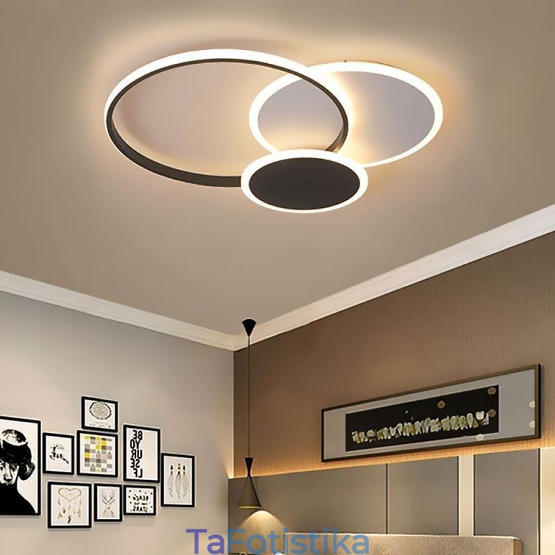 Μοντέρνο ακρυλικό φωτιστικό οροφής Round Flush Mount Light