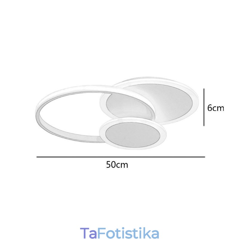 Μοντέρνο ακρυλικό φωτιστικό οροφής Round Flush Mount Light