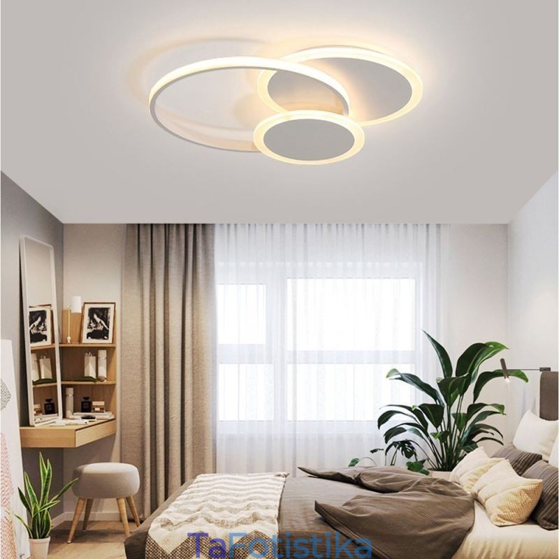 Μοντέρνο ακρυλικό φωτιστικό οροφής Round Flush Mount Light