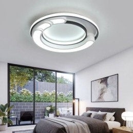 Ακρυλικό φωτιστικό οροφής με κυκλικό flush mount