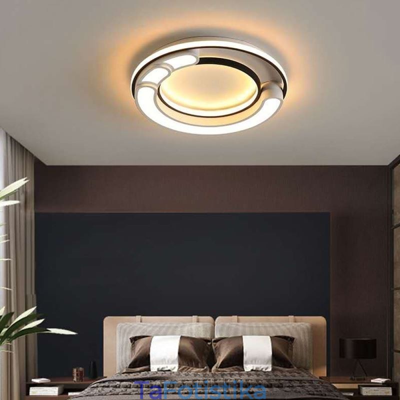 Ακρυλικό φωτιστικό οροφής με κυκλικό flush mount
