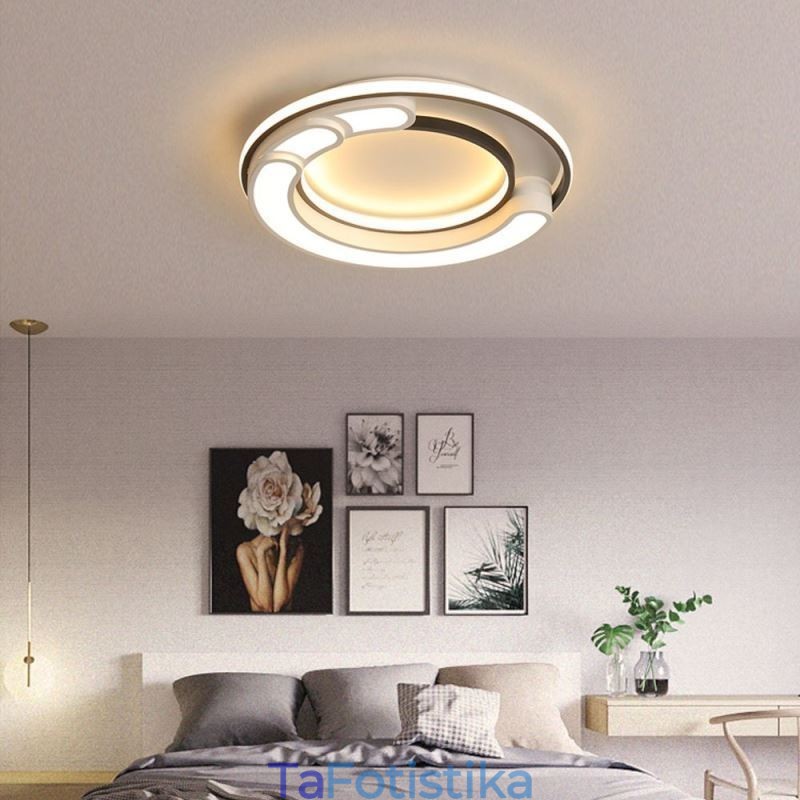 Ακρυλικό φωτιστικό οροφής με κυκλικό flush mount