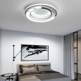 Ακρυλικό φωτιστικό οροφής με κυκλικό flush mount