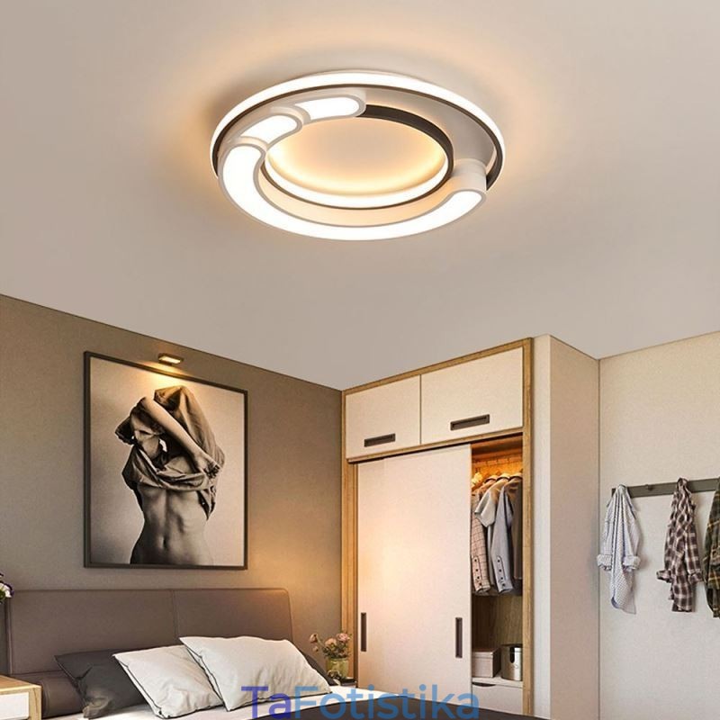Ακρυλικό φωτιστικό οροφής με κυκλικό flush mount