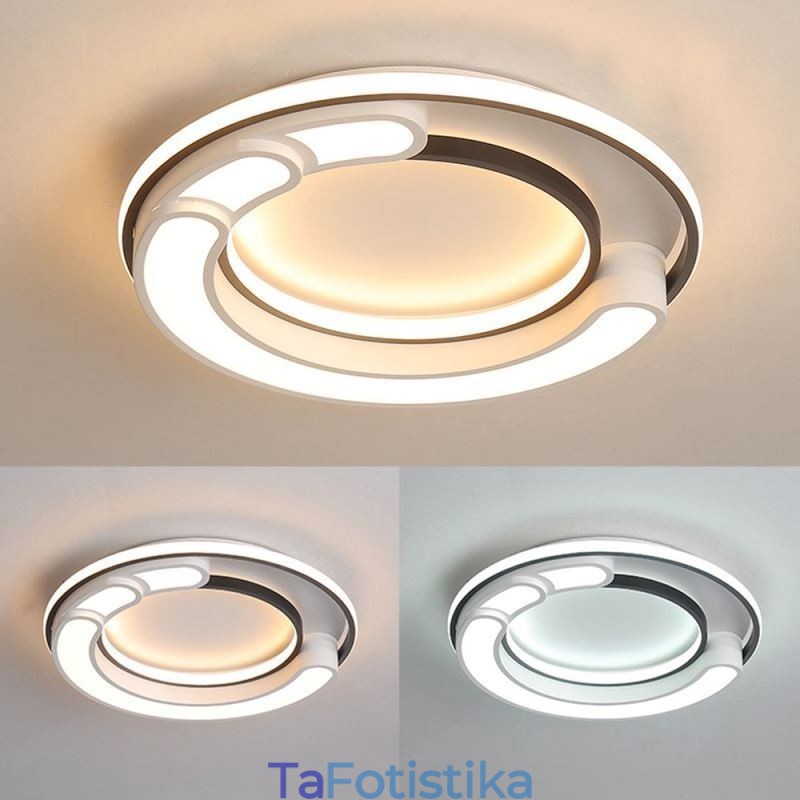 Ακρυλικό φωτιστικό οροφής με κυκλικό flush mount
