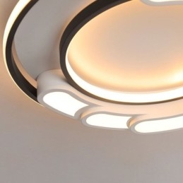 Ακρυλικό φωτιστικό οροφής με κυκλικό flush mount