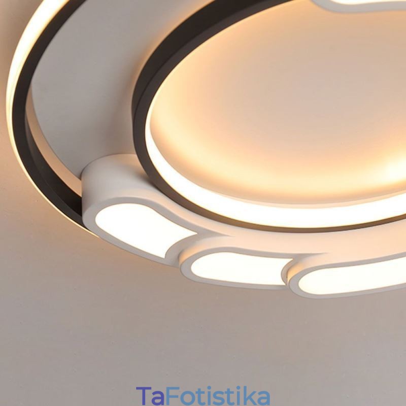 Ακρυλικό φωτιστικό οροφής με κυκλικό flush mount