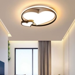 Διακοσμητικό Φωτιστικό Οροφής Double Hearts Flush Mount