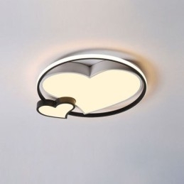 Διακοσμητικό Φωτιστικό Οροφής Double Hearts Flush Mount