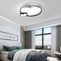 Διακοσμητικό Φωτιστικό Οροφής Double Hearts Flush Mount