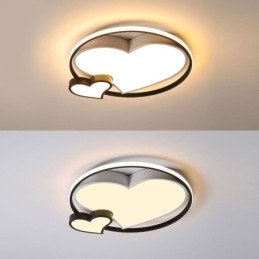 Διακοσμητικό Φωτιστικό Οροφής Double Hearts Flush Mount