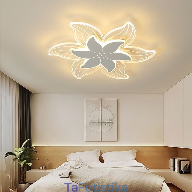 Κομψό Flower Flush Mount Φωτιστικό Οροφής Μοναδικός Διακοσμητικός Φωτισμός