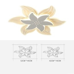 Κομψό Flower Flush Mount Φωτιστικό Οροφής Μοναδικός Διακοσμητικός Φωτισμός