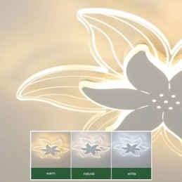 Κομψό Flower Flush Mount Φωτιστικό Οροφής Μοναδικός Διακοσμητικός Φωτισμός