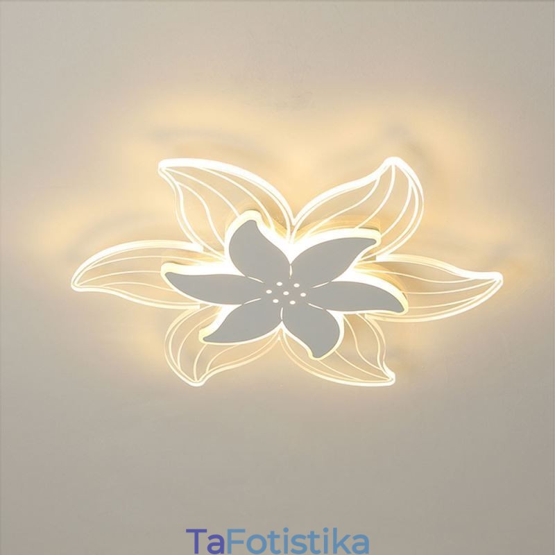 Κομψό Flower Flush Mount Φωτιστικό Οροφής Μοναδικός Διακοσμητικός Φωτισμός