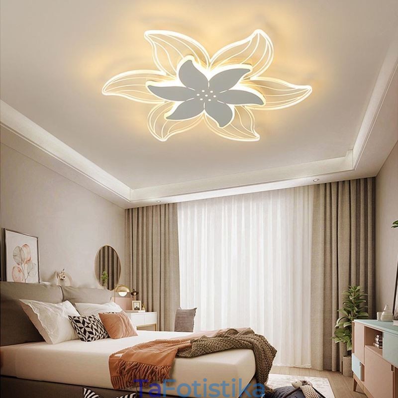 Κομψό Flower Flush Mount Φωτιστικό Οροφής Μοναδικός Διακοσμητικός Φωτισμός