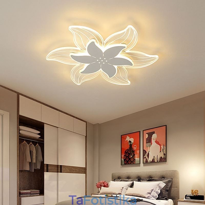 Κομψό Flower Flush Mount Φωτιστικό Οροφής Μοναδικός Διακοσμητικός Φωτισμός