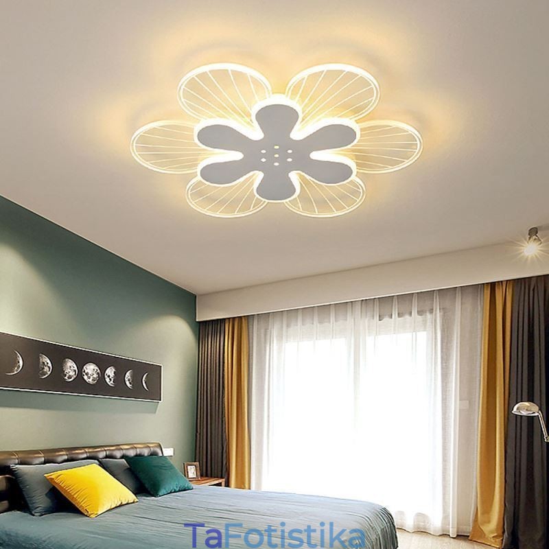 Μοντέρνο Flush Mount Pretty Flower διακοσμητικό φωτιστικό οροφής