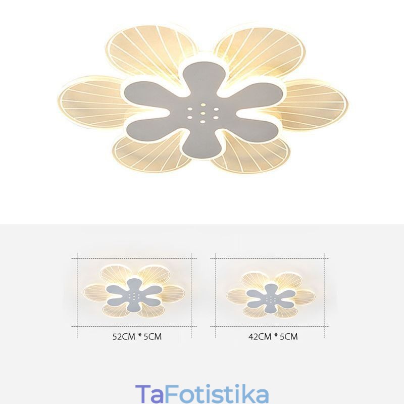 Μοντέρνο Flush Mount Pretty Flower διακοσμητικό φωτιστικό οροφής