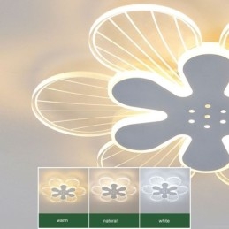 Μοντέρνο Flush Mount Pretty Flower διακοσμητικό φωτιστικό οροφής