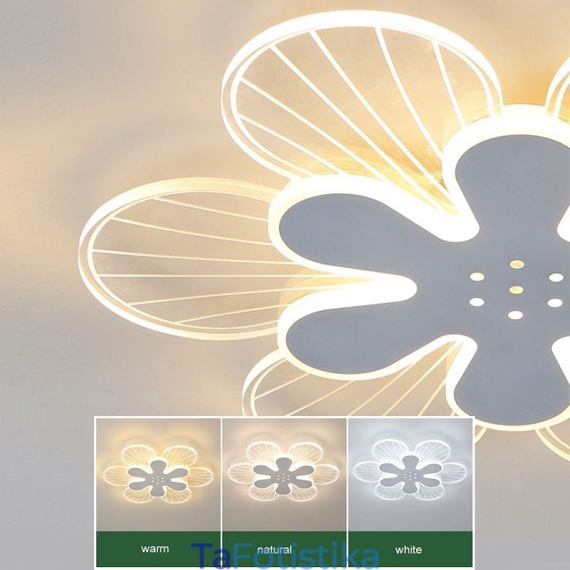 Μοντέρνο Flush Mount Pretty Flower διακοσμητικό φωτιστικό οροφής